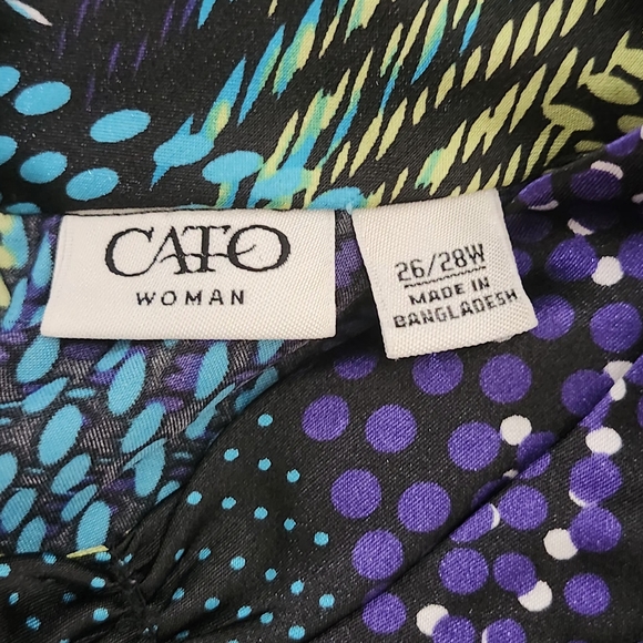 Cato Multicolor Patterned Top - Picture 6 of 7